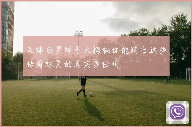 足球明星绰号大揭秘你能猜出这些传奇球员的真实身份吗